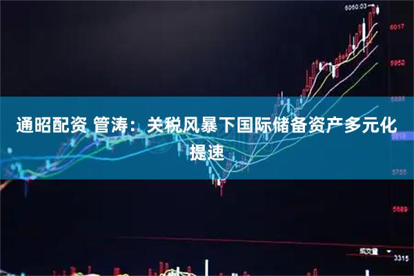通昭配资 管涛:关税风暴下国际储备资产多元化提速