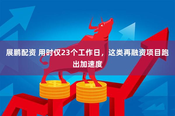 展鹏配资 用时仅23个工作日,这类再融资项目跑出加速度