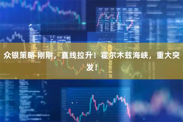 众银策略 刚刚，直线拉升！霍尔木兹海峡，重大突发！