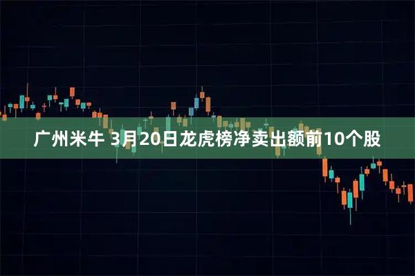 广州米牛 3月20日龙虎榜净卖出额前10个股